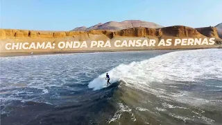 A esquerda mais longa do mundo - #Chicama : onda pra cansar as pernas #Peru #Surfing #SurfTrip