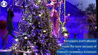 WEB EXTRA: Christmas Window Decorations In Paris