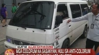 UB: Mga colorum na sasakyan, huli sa anti-colorum campaign ng HPG, MMDA, LTO at LTFRB