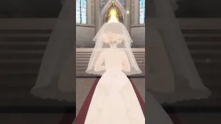 愛を誓いますか？💍💐#愛に出会い恋は続く #shorts #vtuber #アイドル #藤宮コトハ #honeyworks #wedding #weddingdress