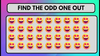 HOW GOOD ARE YOUR EYES l Find The Odd Emoji Out l Emoji Puzzle Quiz