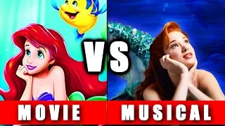 Disney Princess Songs - MOVIE vs MUSICAL comparison