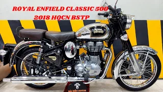[ĐÃ BÁN] Royal Enfield Classic 500cc 2018 mạ crôm siêu đẹp keng HQCN - Chỉ 96 triệu - Lh 0703086286