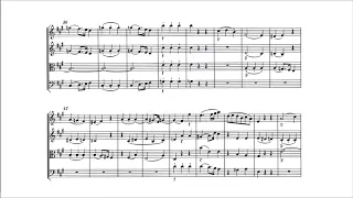 Wolfgang Amadeus Mozart - String Quartet No. 18, K. 464 [With score]