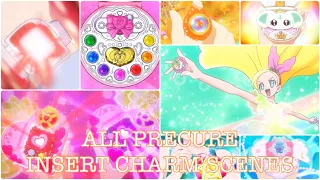 All PreCure Insert Charm Scenes! 💜💛🩵 [Cure Black to Cure Majesty]