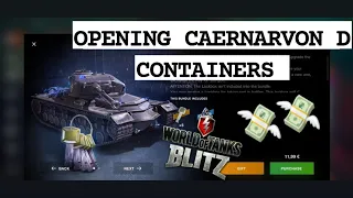 Opening Caernarvon Defender Containers + First Battle | Painful experience | WOTB | WOTBLITZ