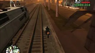 GTA San Andreas. Прохождение: Не по ту сторону рельс (миссия 15).