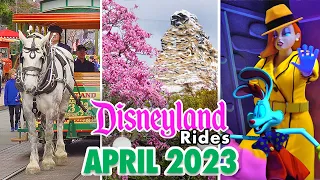 Disneyland Rides - April 2023 POVs [4K]