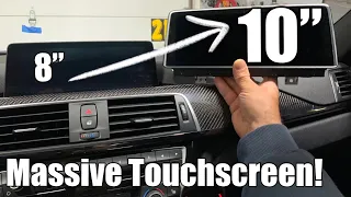 BMW Oversized TOUCHSCREEN install: DIY upgrade guide for F80, F82, F83, F30, F32 (coding included)