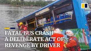 Fatal bus crash a deliberate act of revenge by driver, killing 21 in China