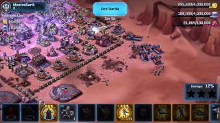 Star Wars Commander iOS - Lord Vader 501st Legion Level 5 Equipment 4 Heavy 2 Sandtroopers Gameplay