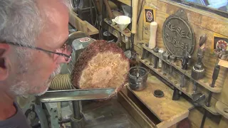 Woodturning - Redwood  burl platter