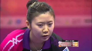 WTTC 2016 WT QF   Japan vs Germany M3   Fukuhara Ai vs Kristin SILBEREISEN 全體競技 돌출러버