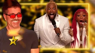 Simon Cowell's FAVOURITE SONG Wins The GOLDEN BUZZER on America's Got Talent!