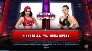 WWE 2K23 - Nikki Bella vs. Rhea Ripley (Online Match)