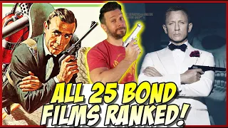 All 25 James Bond Films Ranked (Dr. No to No Time to Die)