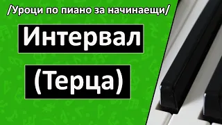 Музикални Интервали (Терца/ Видове Терци) (Уроци по пиано/солфеж за начинаещи)