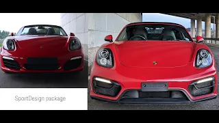 Installing the Sports Design Package / Porsche 981 Boxster Cayman aka GTS Bumper