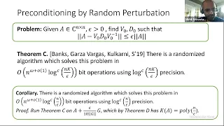 Gaussian Regularization of the Pseudospectrum and Numerical Linear Algebra