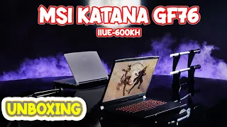 Unboxing MSI laptop katana GF76-11UE RTX 3060, Still strong in 2023​ #laptop #msi #GF76 #katana
