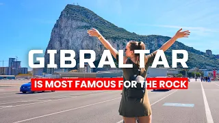 GIBRALTAR 🇬🇮 "Walking Tour 4k" British Overseas Territory Walk with subtitles!