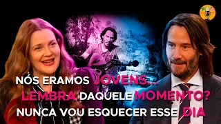 O DIA QUE KEANU REEVES LEVOU A DREW BARRYMORE PARA UM PASSEIO DE MOTO