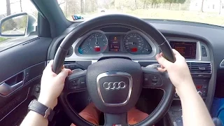 What It's Like to Drive a V10 Audi S6 (POV + Exhaust Mic)!