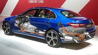 Neue MERCEDES C-Klasse 2022 - HYBRID-System erklärt (alle Details)