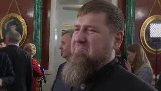 Chechen leader and Russian Federation Council speaker react to Putin's inauguration