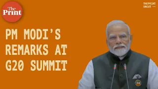 ‘Can triumph over trust deficit caused by war’- PM Modi’s remarks at G20 Summit