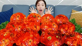RUS SUB) морской гребешок фесто́нчатый о́стрый со́ус есть 🔥 Ssoyoung
