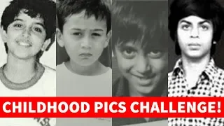 Guess the Bollywood Actors by THEIR CHILDHOOD Pictures🤔 | Bollywood Quiz Video 2019😄