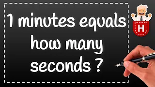 1 minutes equals how many seconds