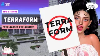 🔥Tips & Tricks | Second Life | Terraforming | FREE GADGET! 🎁