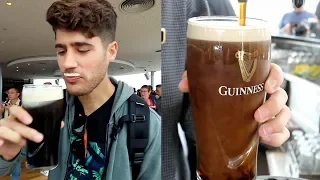 Guinness Brewery Tour and Food Vlog in Dublin, Ireland! DEVOUR POWER