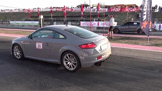 Audi TT RS vs Audi RS3 Sedan vs Audi RS6 - Drag Race