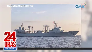 4 na navy vessel ng China, namataan sa Sibutu Passage sa Tawi-Tawi; AFP,... | 24 Oras Weekend