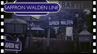 SAFFRON WALDEN LINE railbus ride 1961