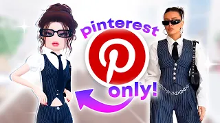 USING The FIRST OUTFIT On PINTEREST for Dress To Impress!