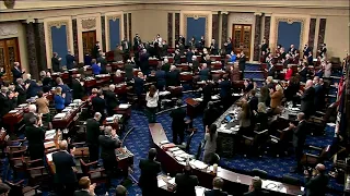 STANDING OVATION: Senate recognizes Officer Eugene Goodman for his heroic acts on Jan. 6.