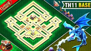 NEW INSANE! Town Hall 11 (TH11) TROPHY BASE With CopyLink 2022  | Clash Of Clans #809