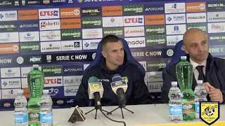 Juve Stabia-Casertana 1-0, Cristian Andreoni in conferenza stampa