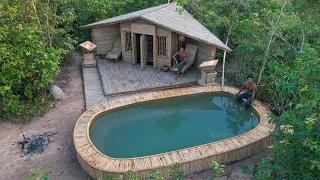 29Day In Jungle Private Luxury Bamboo Swimming Pools In Front Bamboo Villa