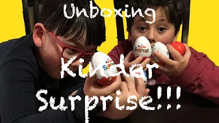 Unboxing Kinder SURPRISE Eggs