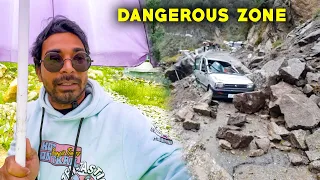 Himachal Ke Danger Zone Me Fass Gaye - Landslide at Kinnaur Valley