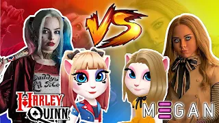 My Talking Angela 2 💖🔥 / Harley Quinn And M3gan Doll Makeover VS Angela 😘🐾/ New Year Update Gameplay