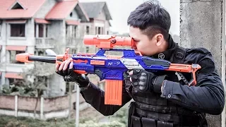 LTT Gaming nerf guns : Nerf Guns Police SEAL X Battle Attack Criminal Group 2