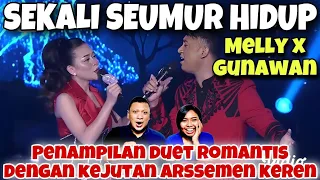 NGERI.. NGERI.. ‼️KEJUTANNYA BERTUBI-TUBI - Melly Lee Ft Gunawan SEKALI SEUMUR HIDUP