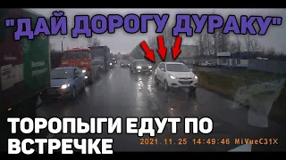 Автоподборка "Дай Дорогу Дураку"🔴Торопыги еду по встречке#316