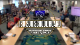 School Board Meeting - April 27, 2022